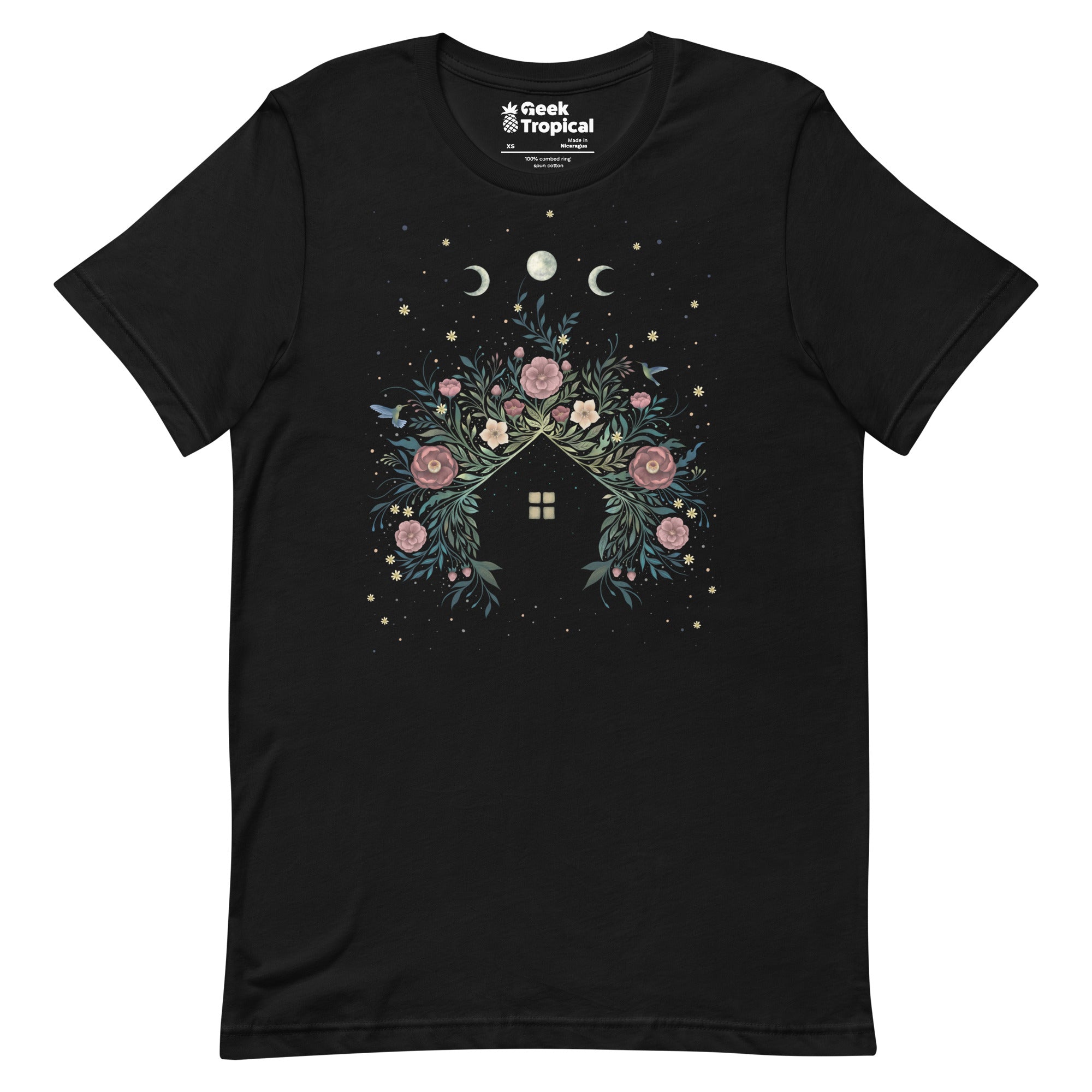 Blossom House T-Shirt Geek Nerd Advertise to Meta Botany Print Design by Episodic Drawing