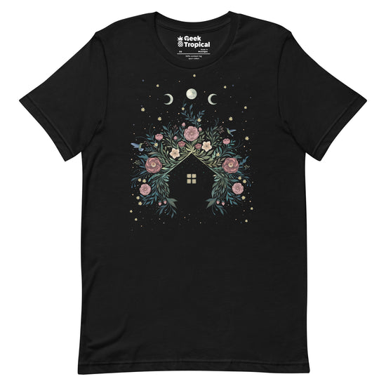 Blossom House T-Shirt Geek Nerd Advertise to Meta Botany Print Design by Episodic Drawing