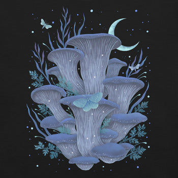 Blue Oyster T-Shirt Geek Nerd Advertise to Meta Design by Episodic Drawing FLOW DESC WRITING