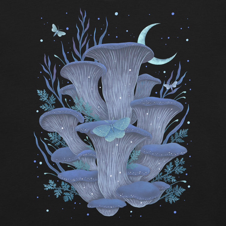 Blue Oyster T-Shirt Geek Nerd Advertise to Meta Design by Episodic Drawing FLOW DESC WRITING
