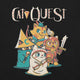 Cat Quest RPG Cats Video Game T-Shirt Geek Nerd Advertise to Meta Animal Patterns Design by Tobe Fonseca