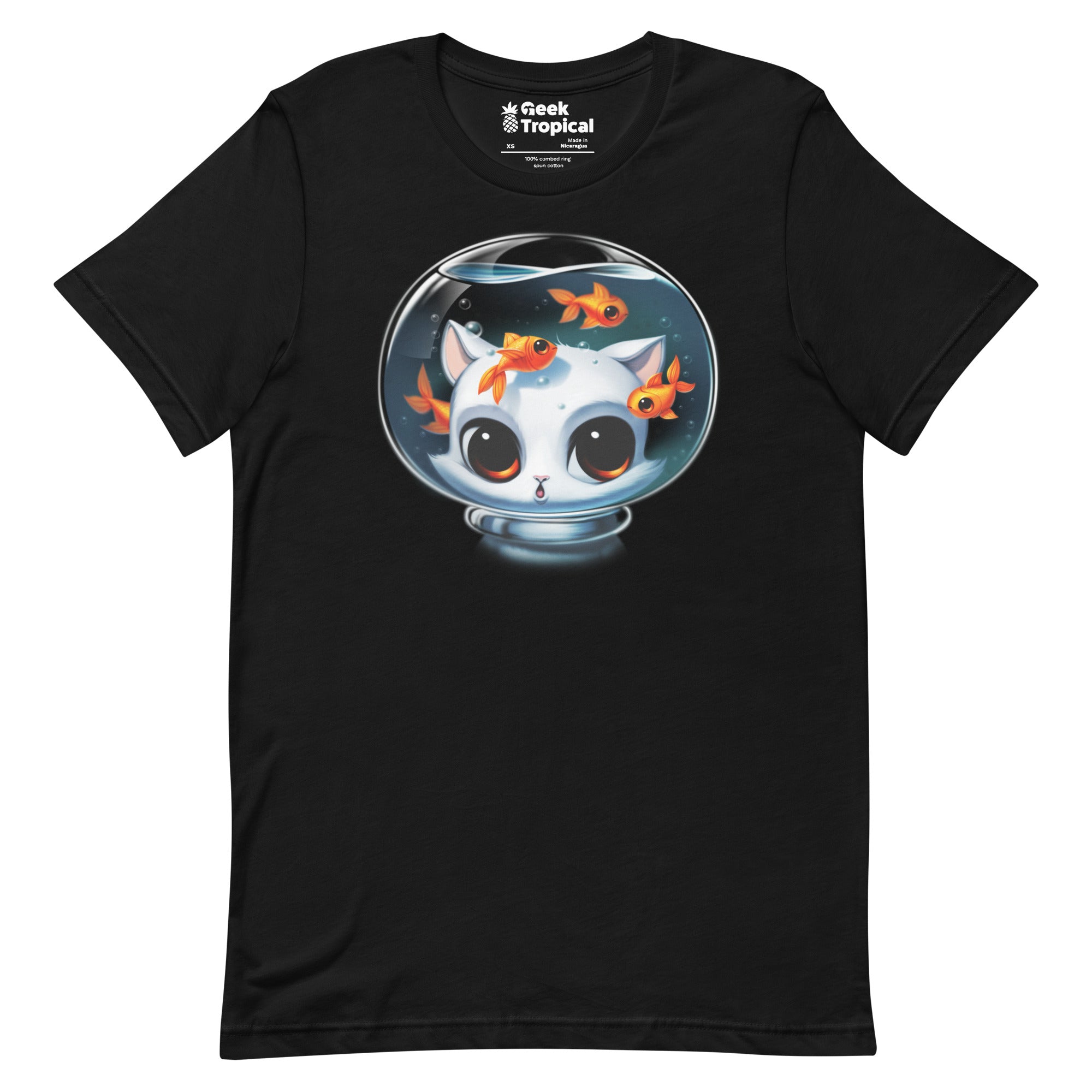 Castronaut Cat T-Shirt Geek Nerd Advertise to Meta Animal Patterns Design by Tobe Fonseca