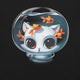 Castronaut Cat T-Shirt Geek Nerd Advertise to Meta Animal Patterns Design by Tobe Fonseca