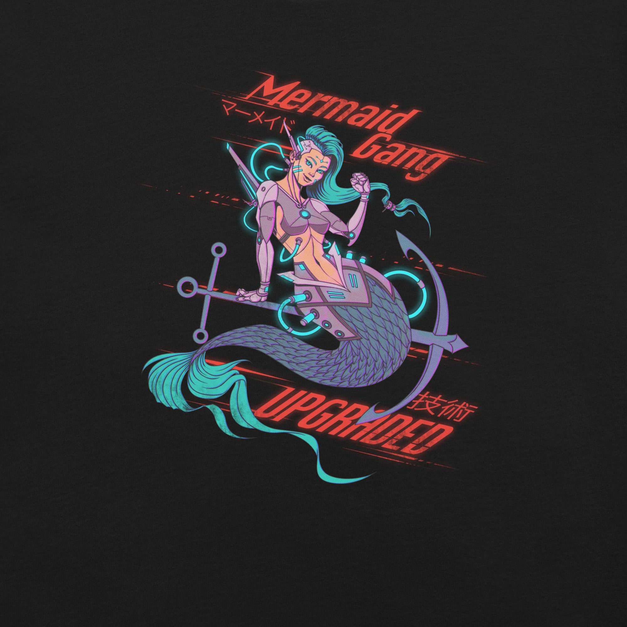 Cyberpunk Mermaid T-Shirt 2