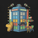 Buenas Tardis Travel Time T-Shirt Geek Nerd Advertise to Meta Design by Tobe Fonseca Fantasy Prints