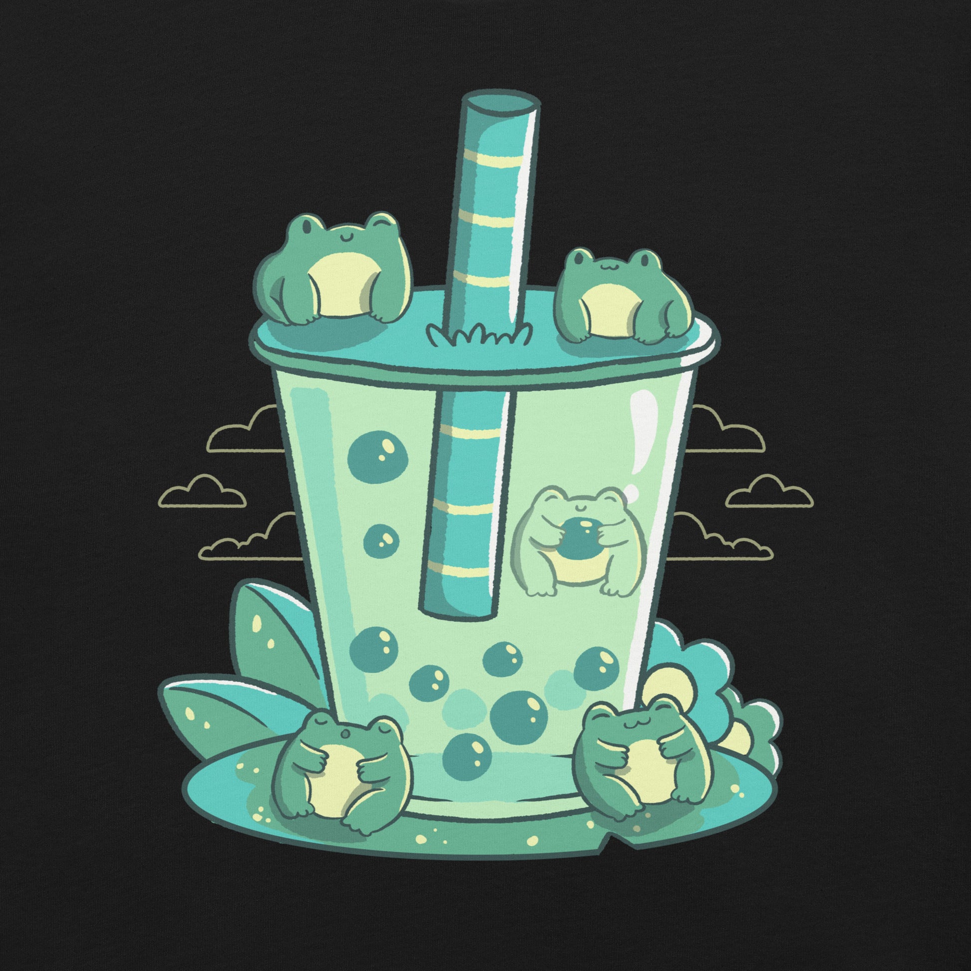 Bubble Toad T-Shirt Geek Nerd Advertise to Meta Animal Patterns Design by Tobe Fonseca