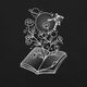 Book Garden Minimalist T-Shirt Geek Nerd Advertise to Meta Book Prints Botany Print