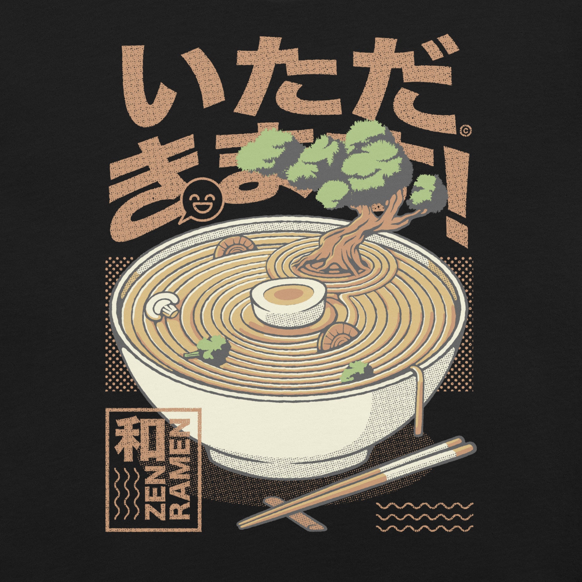 Bonsai Ramen Zen T-Shirt 2