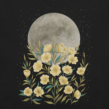 Moon Greeting T-Shirt Geek Nerd Advertise to Meta Design by Episodic Drawing FLOW DESC WRITING