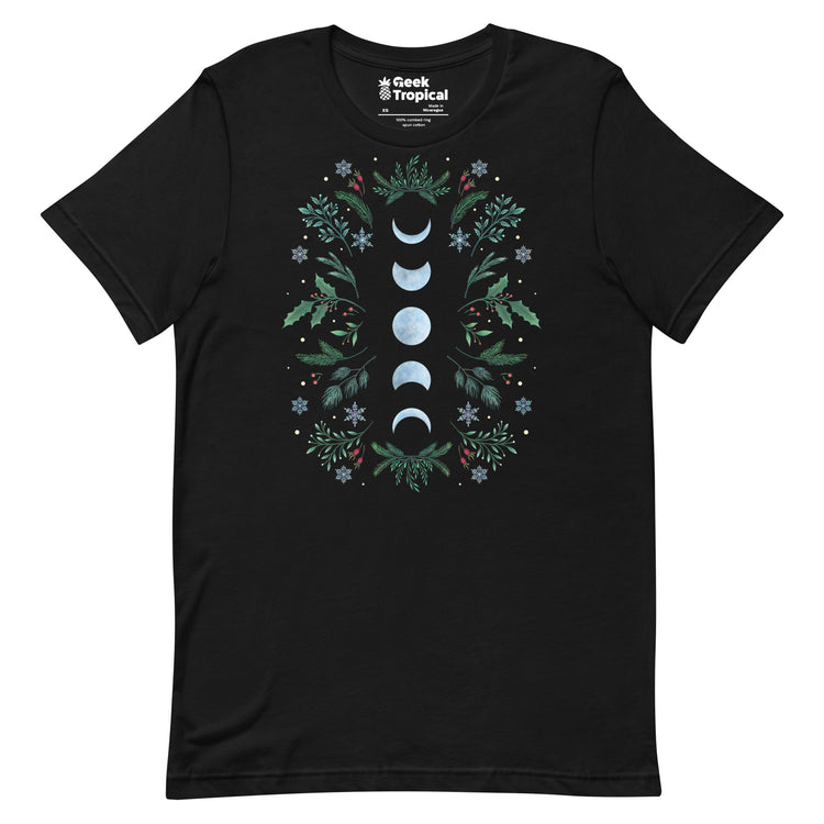 Moonlight Garden Festive T-Shirt Geek Nerd Advertise to Meta Botany Print Design by Episodic Drawing