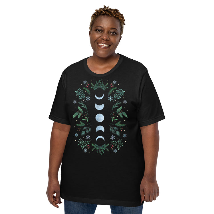 Moonlight Garden Festive T-Shirt Geek Nerd Advertise to Meta Botany Print Design by Episodic Drawing