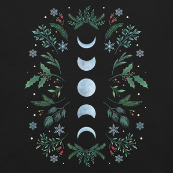 Moonlight Garden Festive T-Shirt Geek Nerd Advertise to Meta Botany Print Design by Episodic Drawing