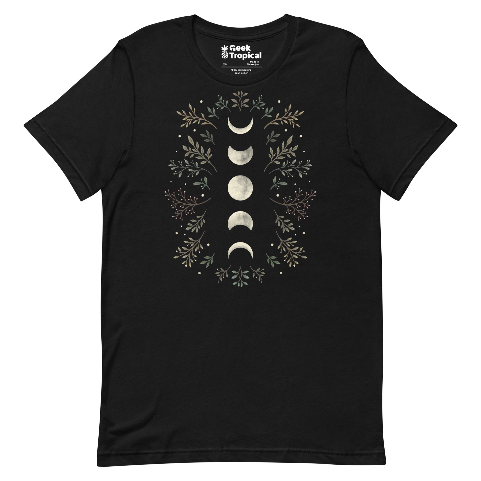 Moonlight Garden Olive T-Shirt 1