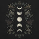 Moonlight Garden Olive T-Shirt Geek Nerd Advertise to Meta Botany Print Design by Episodic Drawing