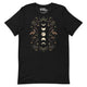 Moonlight Garden Winter Brown T-Shirt Geek Nerd Advertise to Meta Botany Print Design by Episodic Drawing