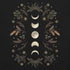 Moonlight Garden Winter Brown T-Shirt 2