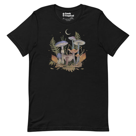 Mushroom Cover T-Shirt Geek Nerd Advertise to Meta Book Prints Botany Print