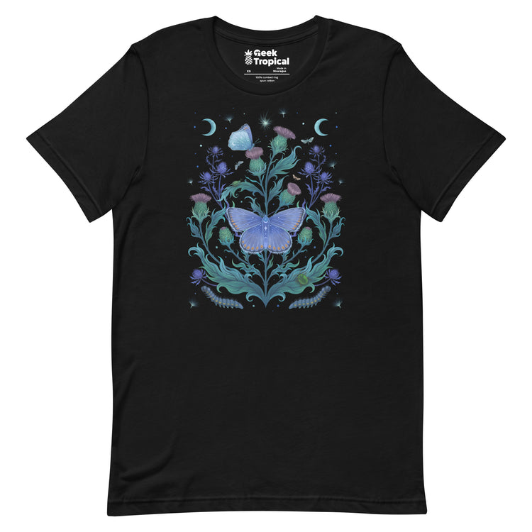 Thistle Home T-Shirt Geek Nerd Advertise to Meta Botany Print Design by Episodic Drawing
