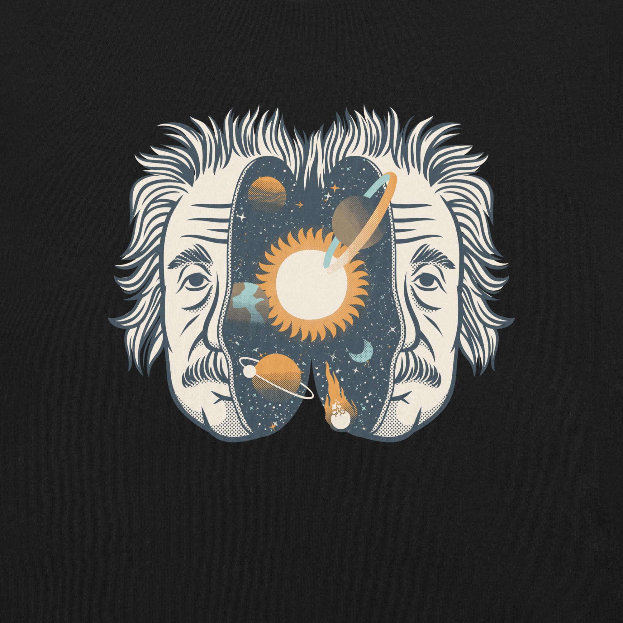 Albert Einstein Head Universe T-Shirt 2