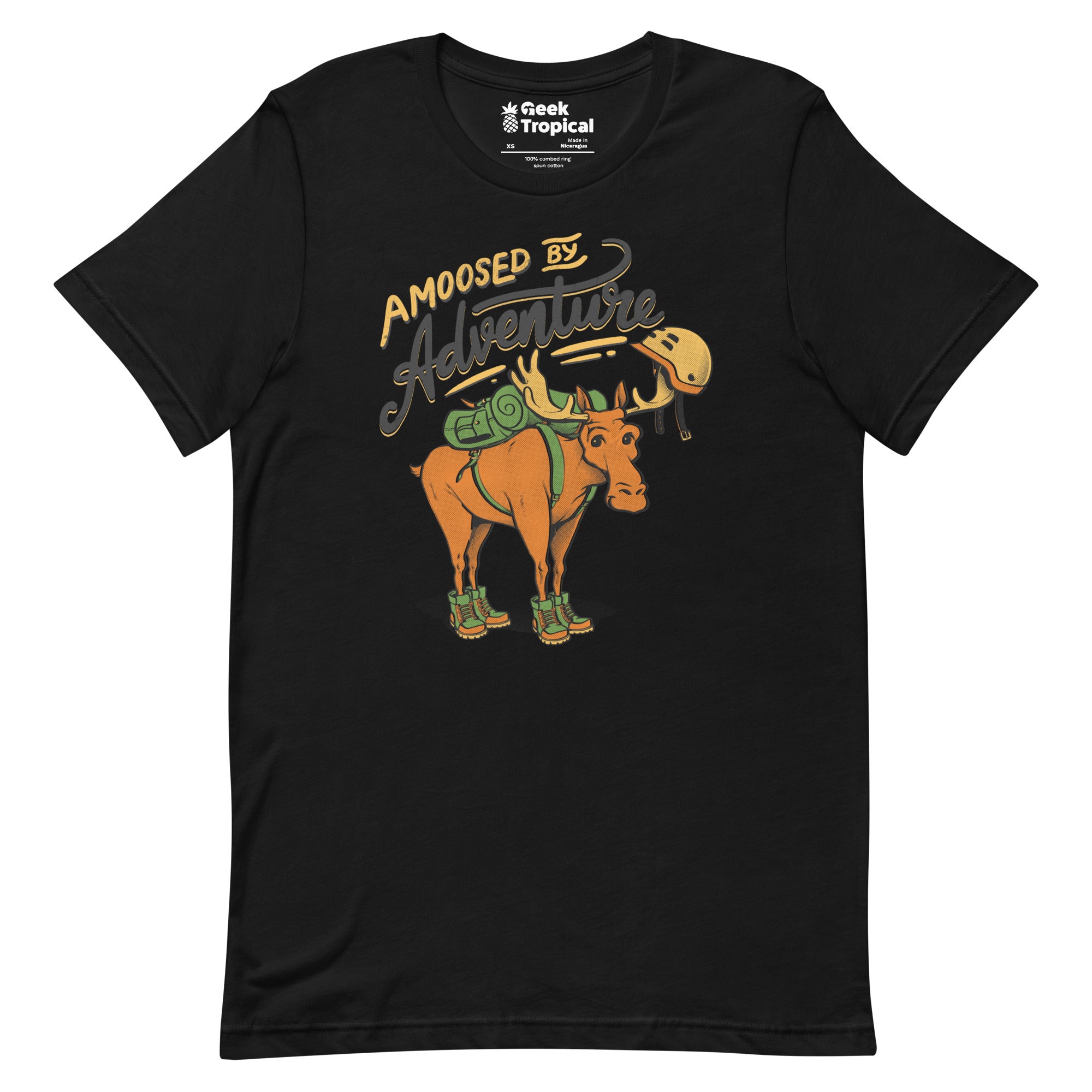 Amoosed by Adventure T-Shirt Geek Nerd Advertise to Meta Animal Patterns Design by Tobe Fonseca
