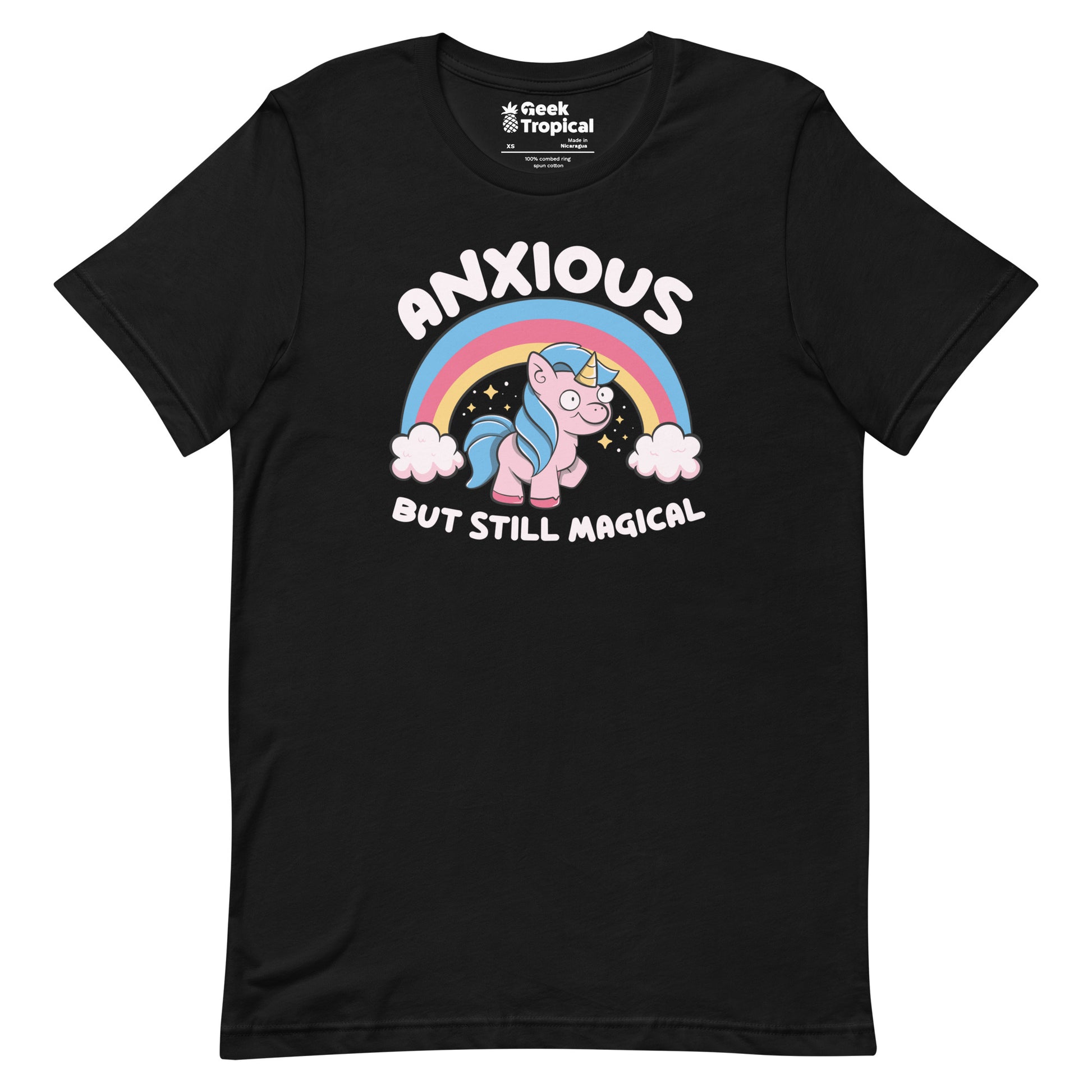 Anxious But Still Magical T-Shirt Geek Nerd Advertise to Meta Design by Tobe Fonseca Fantasy Prints
