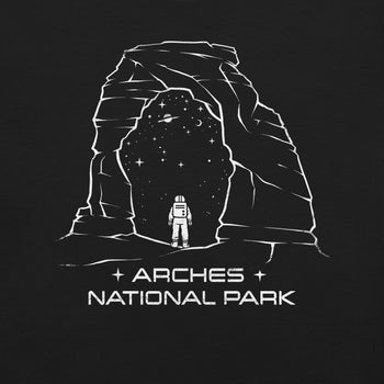 Arches National Park T-Shirt Geek Nerd Advertise to Meta Design by Tobe Fonseca FLOW DESC WRITING