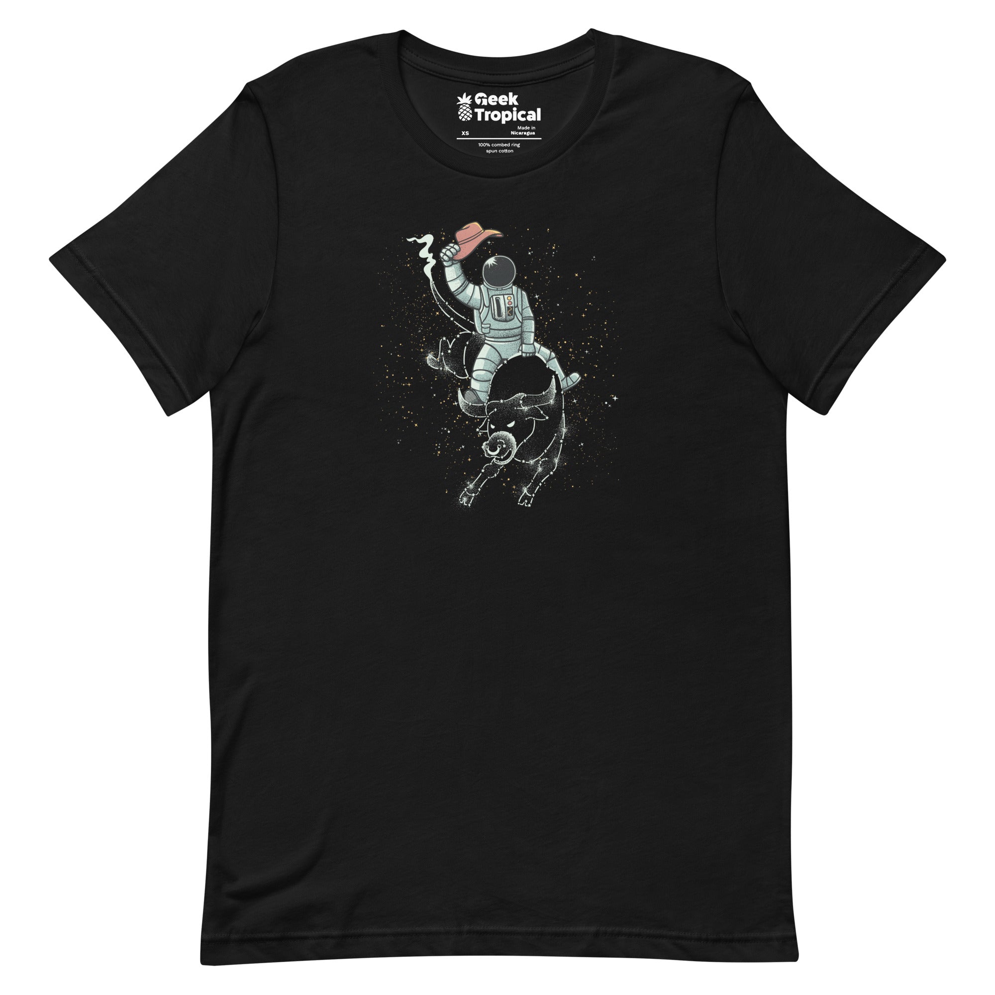 Astronaut Space Cowboy T-Shirt Geek Nerd Advertise to Meta Design by Tobe Fonseca outer space & astronaut print