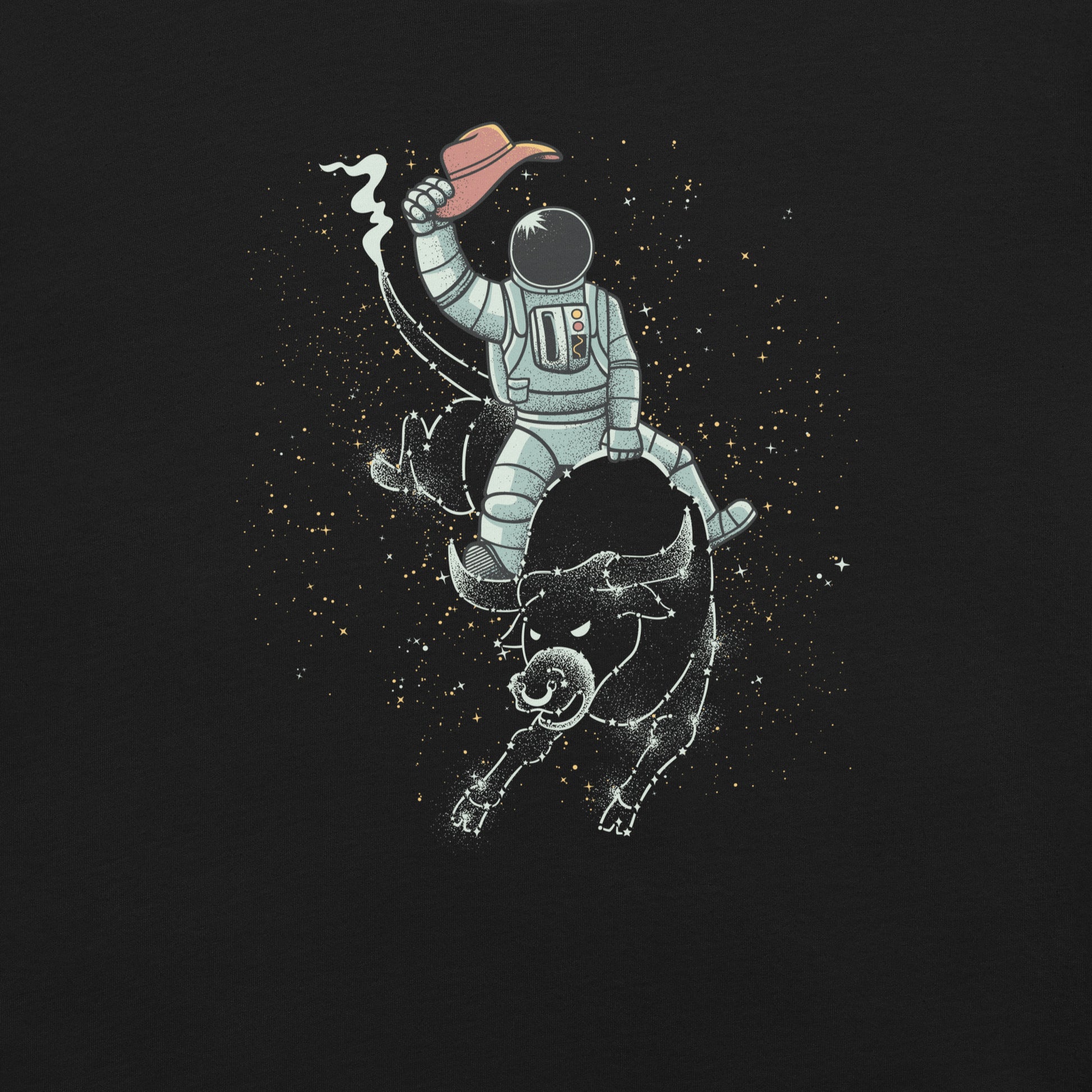 Astronaut Space Cowboy T-Shirt Geek Nerd Advertise to Meta Design by Tobe Fonseca outer space & astronaut print
