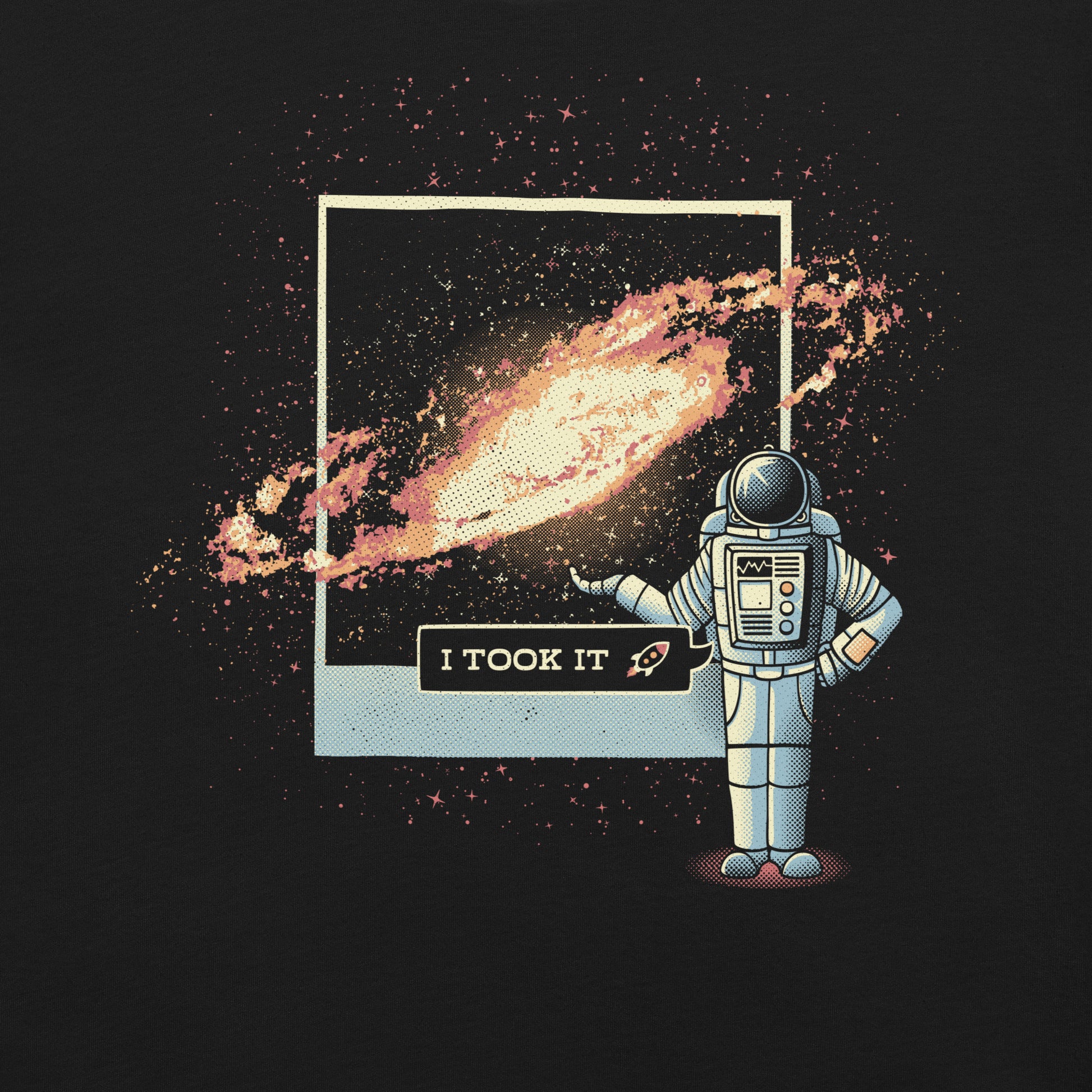 Astronaut Astro Photography of The Universe T-Shirt Geek Nerd Advertise to Meta Design by Tobe Fonseca outer space & astronaut print