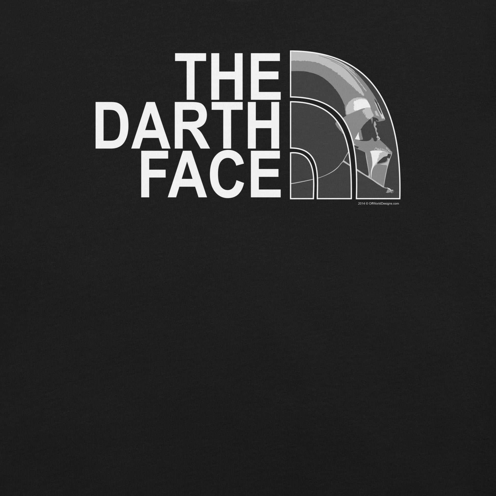 The Darth Face T-Shirt Geek Nerd Advertise to Meta Design by Tobe Fonseca Gpt - No - Tags