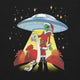 Alien Santa T-Shirt Geek Nerd Advertise to Meta Christmas Print FLOW DESC WRITING