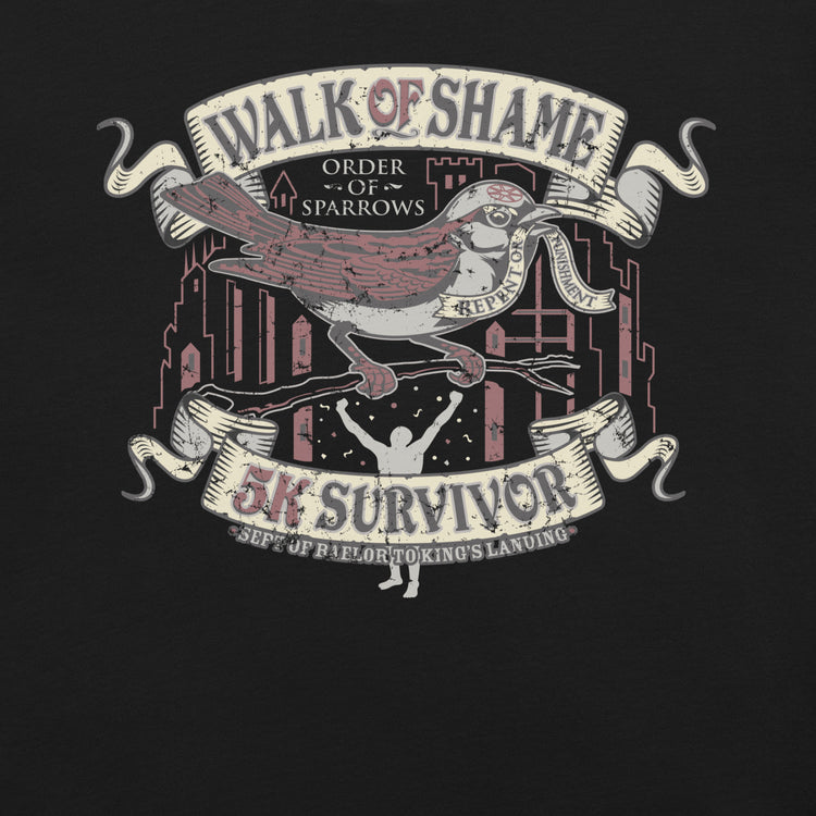 Walk of Shame T-Shirt Geek Nerd Advertise to Meta FLOW DESC WRITING Funny Prints