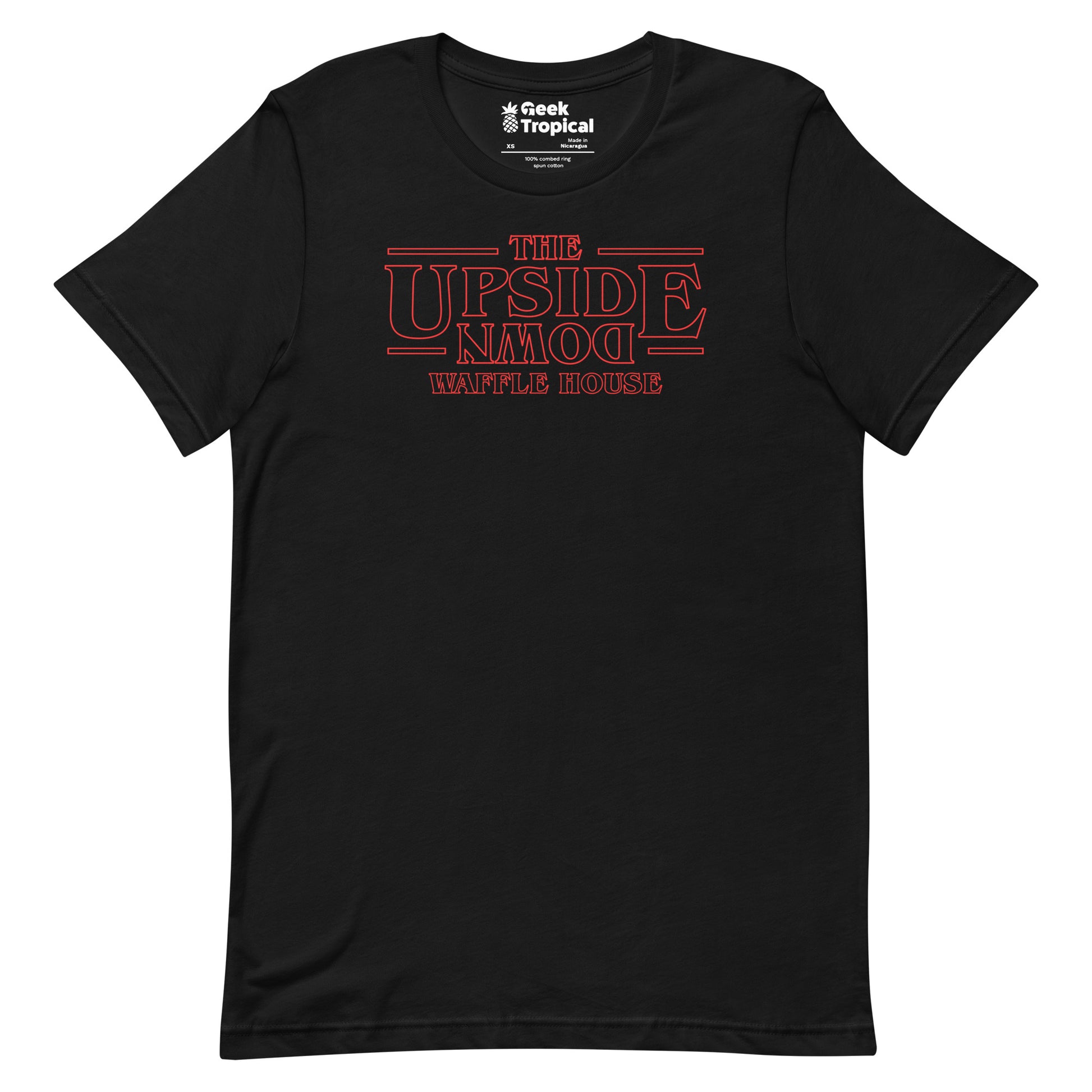 Upside Down Waffle House T-Shirt 1