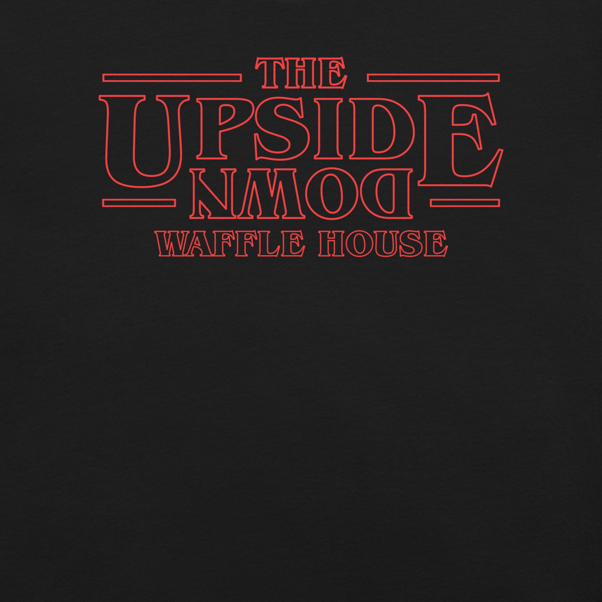 Upside Down Waffle House T-Shirt 2