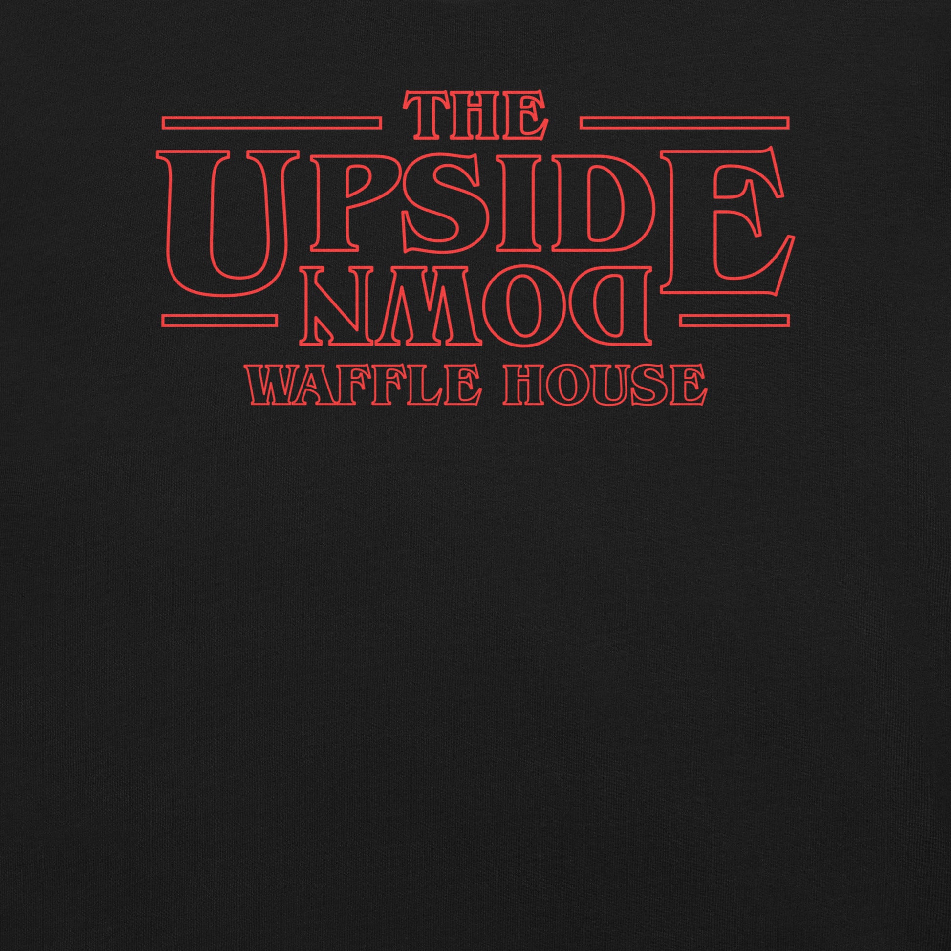 Upside Down Waffle House T-Shirt 2