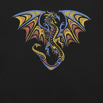 Tribal Dragon T-Shirt Geek Nerd Advertise to Meta Animal Patterns Fantasy Prints