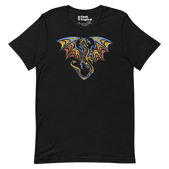 Tribal Dragon T-Shirt Geek Nerd Advertise to Meta Animal Patterns Fantasy Prints