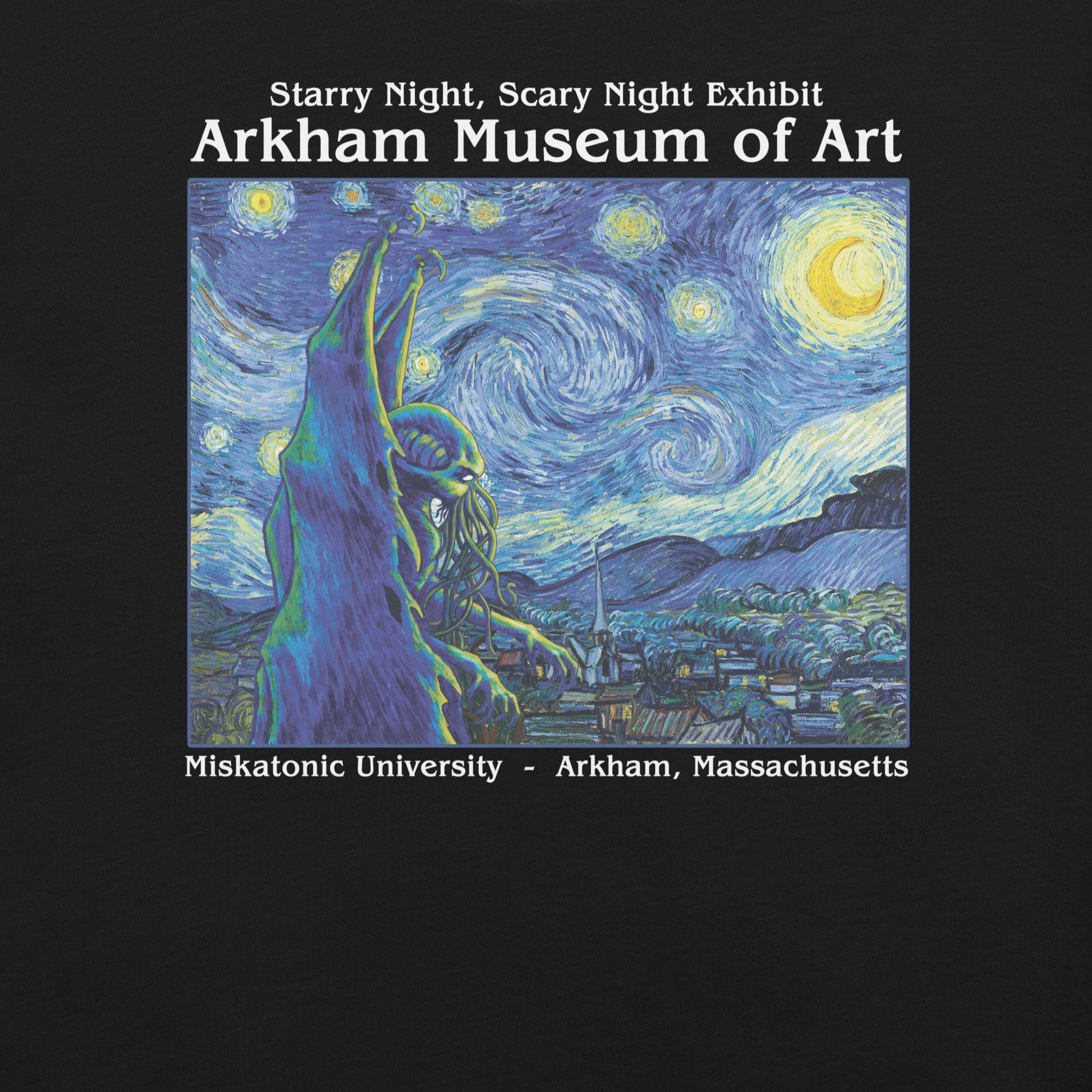 Starry Night Cthulhu T-Shirt 2