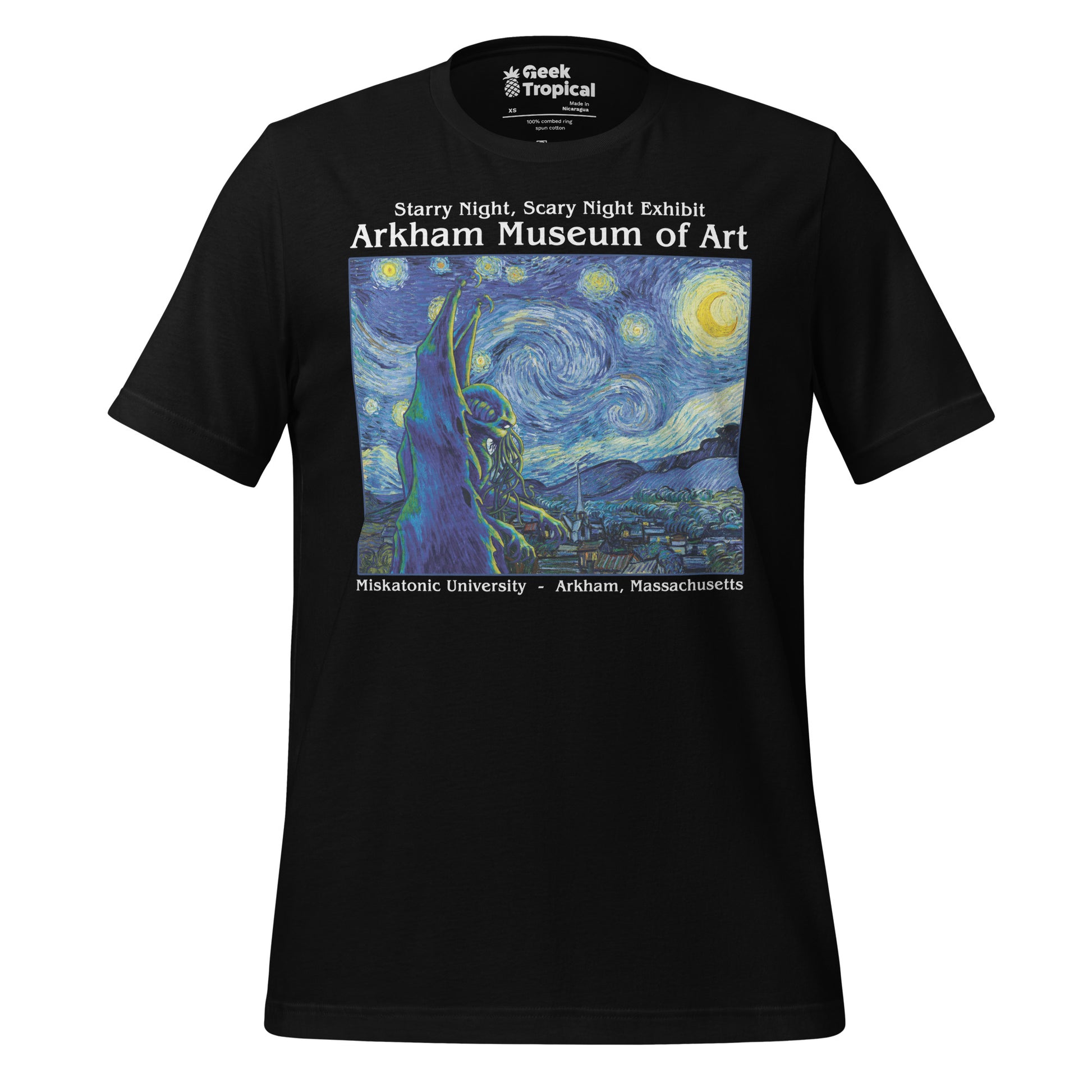 Starry Night Cthulhu T-Shirt 4