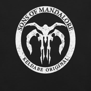 Sons of Mandalore T-Shirt Geek Nerd Advertise to Meta Fantasy Prints FLOW DESC WRITING