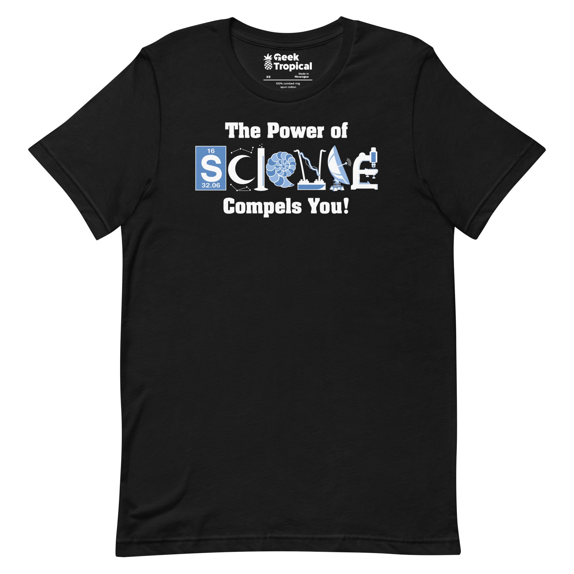 Power of Science T-Shirt Geek Nerd Advertise to Meta FLOW DESC WRITING Off World Designs