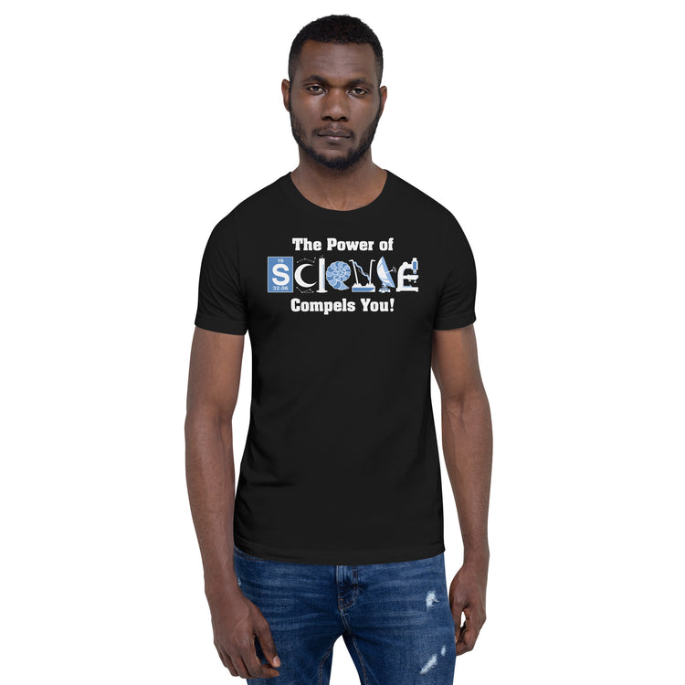 Power of Science T-Shirt Geek Nerd Advertise to Meta FLOW DESC WRITING Off World Designs