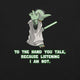 To Hand You Talk Not Listening T-Shirt Geek Nerd Advertise to Meta Fantasy Prints FLOW DESC WRITING