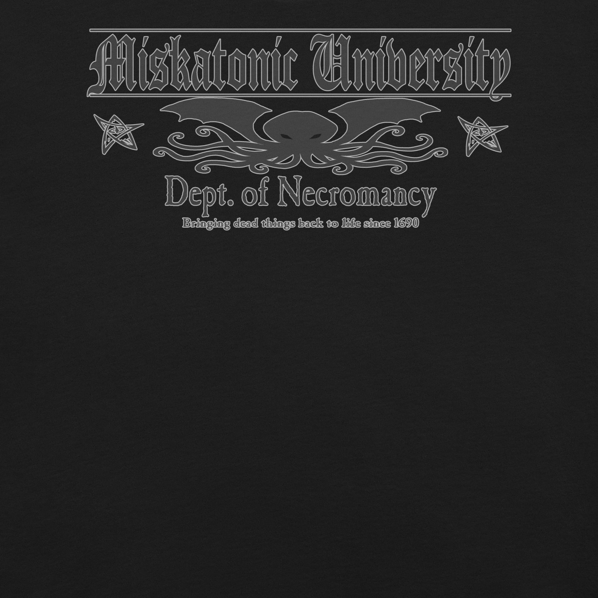 Miskatonic University Dept Necromancy T-Shirt 2