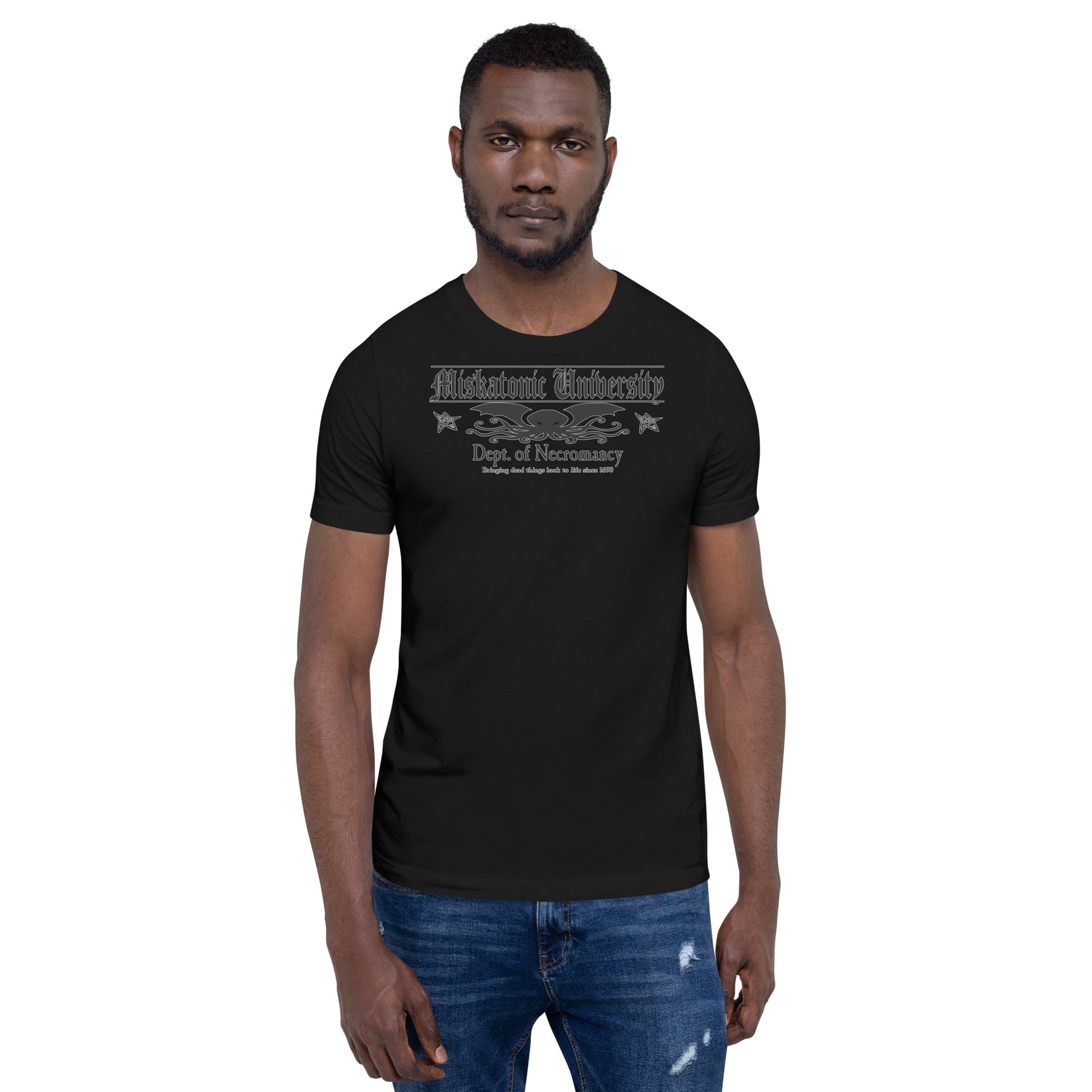 Miskatonic University Dept Necromancy T-Shirt 6