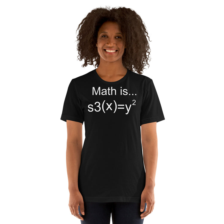 Math is Sexy T-Shirt Geek Nerd Advertise to Meta FLOW DESC WRITING Funny Prints