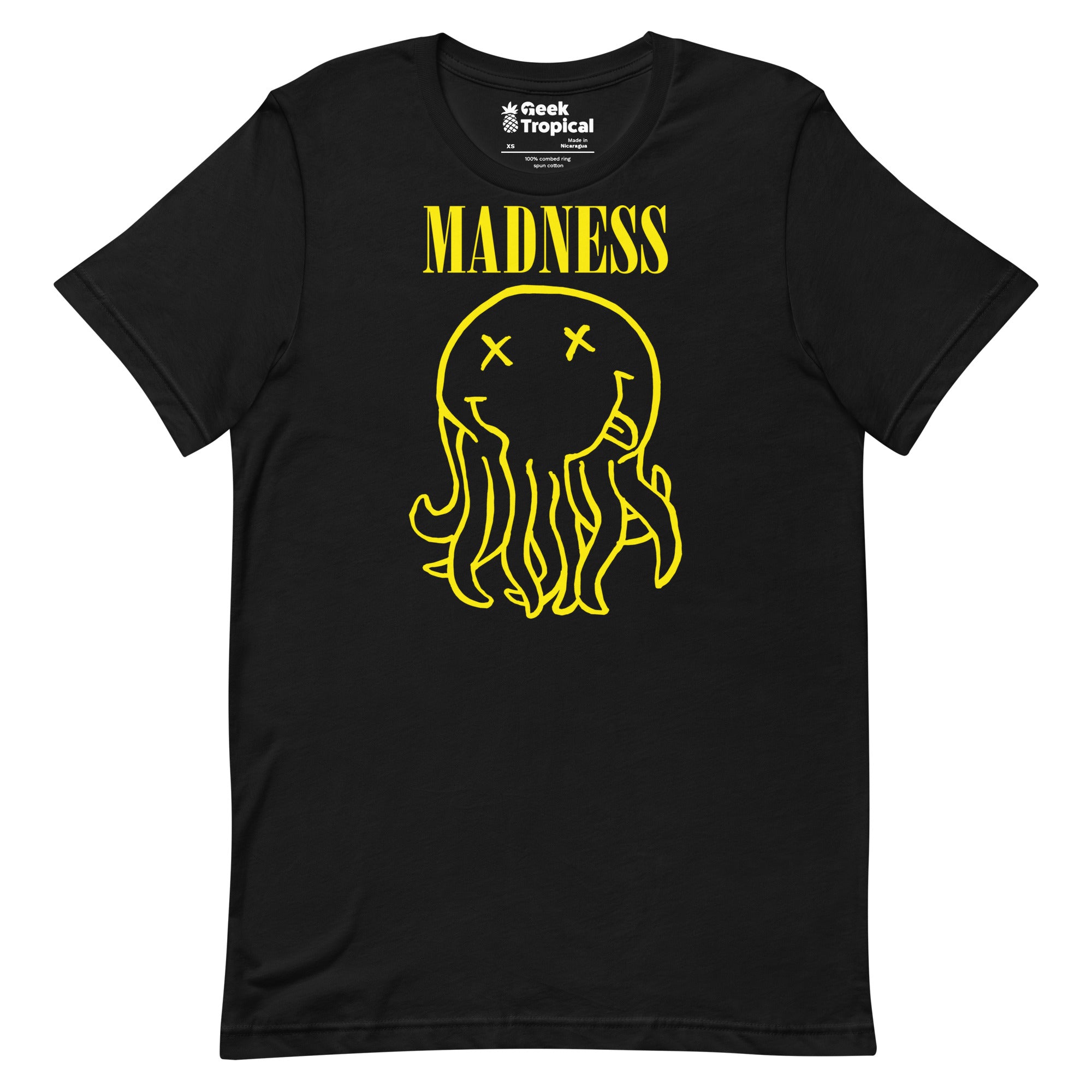 Madness T-Shirt Geek Nerd Advertise to Meta Fantasy Prints FLOW DESC WRITING