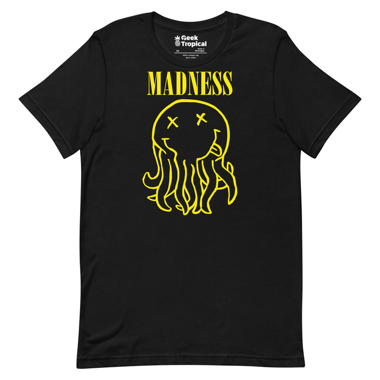 Madness T-Shirt Geek Nerd Advertise to Meta Fantasy Prints FLOW DESC WRITING