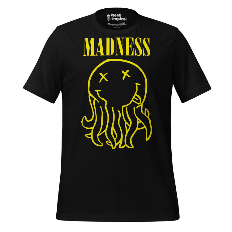 Madness T-Shirt Geek Nerd Advertise to Meta Fantasy Prints FLOW DESC WRITING