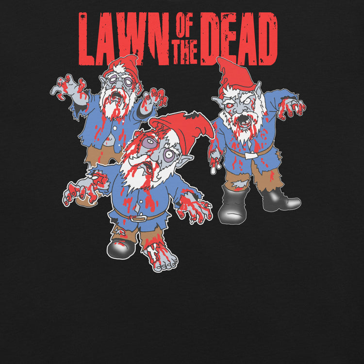 Lawn of the Dead T-Shirt Geek Nerd Advertise to Meta Fantasy Prints FLOW DESC WRITING